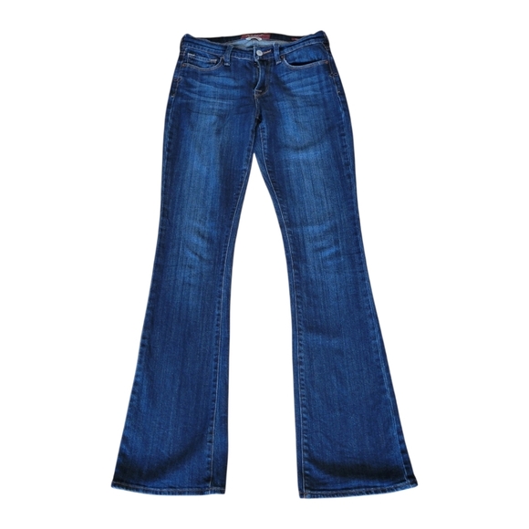 Lucky Brand Sofia Boot Blue Denim Jeans Size  2 - Picture 3 of 5